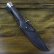 Нож туристический "Финка-2" граб, алюминий, ZD 0803, Златоуст АиР